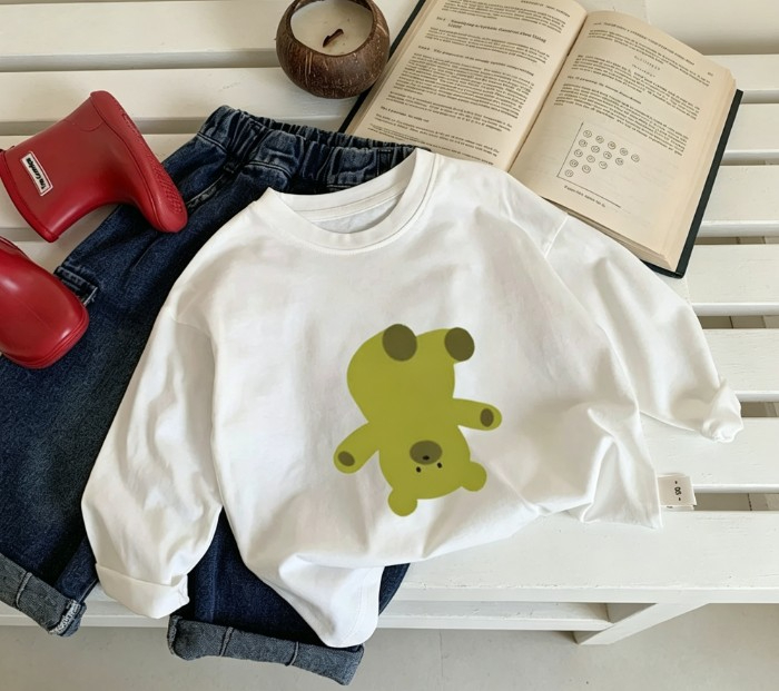 Baby Clothing Elephant - Çocuklar için her mevsim pamuklu uzun