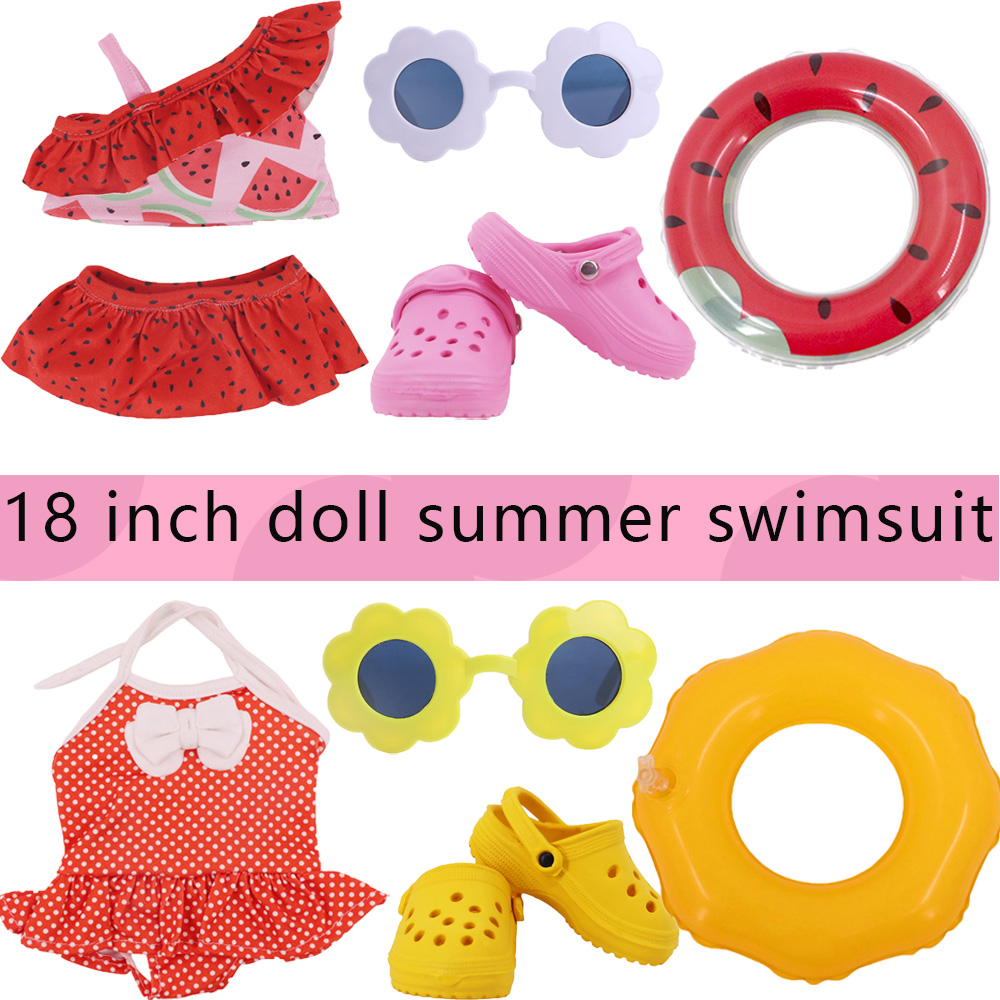 Baby Clothing Girls - Baş Çiçekli Mayo Balık Pulu Stili
