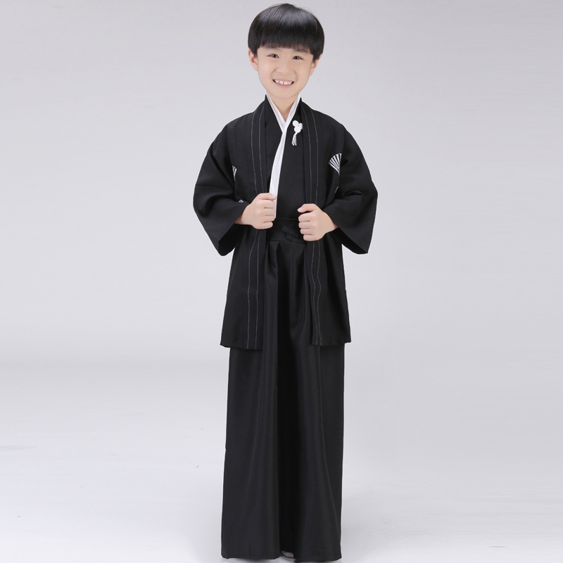 Baby Clothing Sets Boy - Çocuk Kimono Samurai geleneksel japon giyim