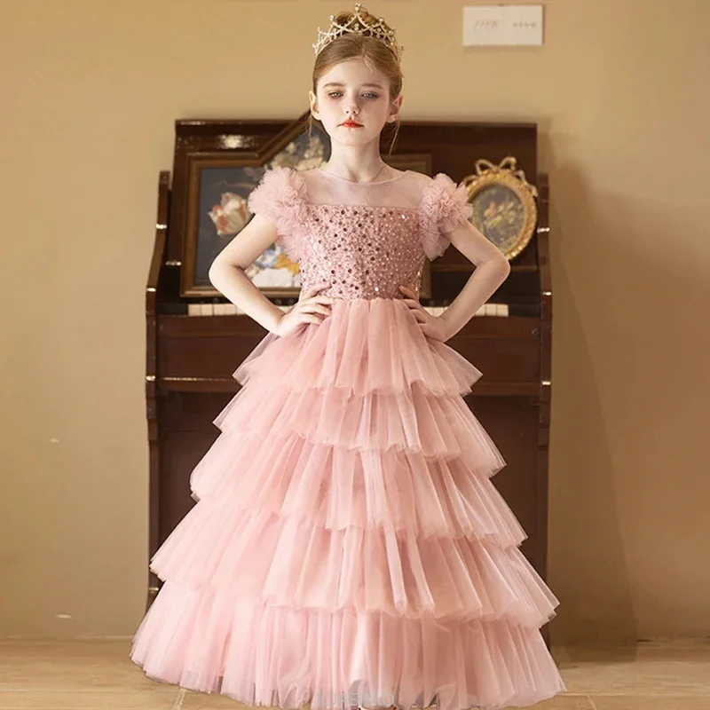 Uzun Elbise 2025 Pembe Simli K - Baby Clothing Girls incelemesi ve fiyatı