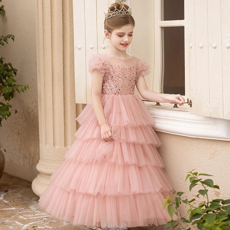 Uzun Elbise 2025 Pembe Simli K - Baby Clothing Girls incelemesi ve fiyatı