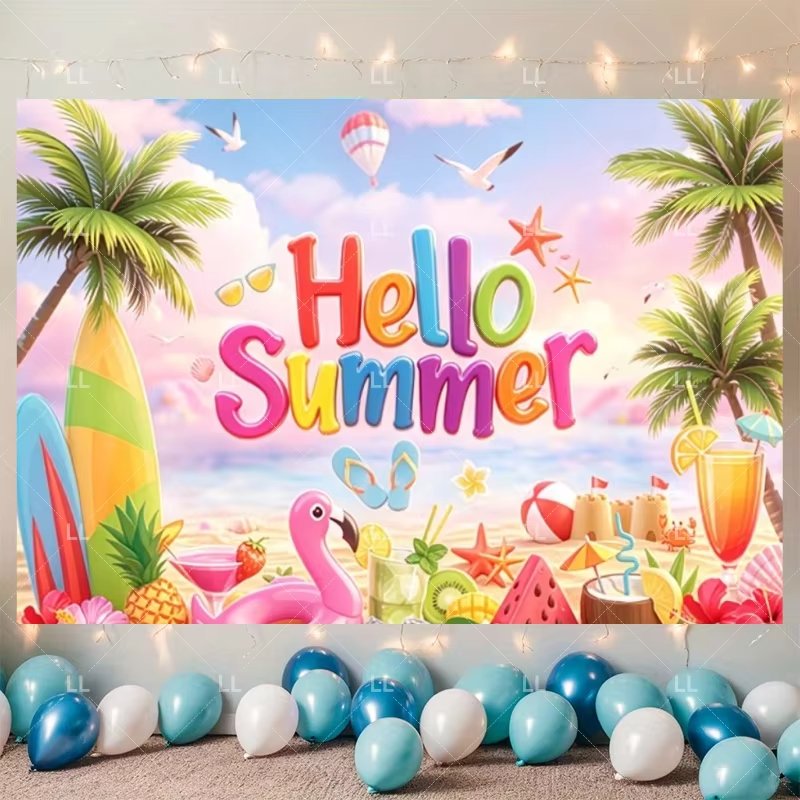 Yaz Hawaii Plaj Partisi Dekora - Baby Clothing Hawaii incelemesi ve fiyatı